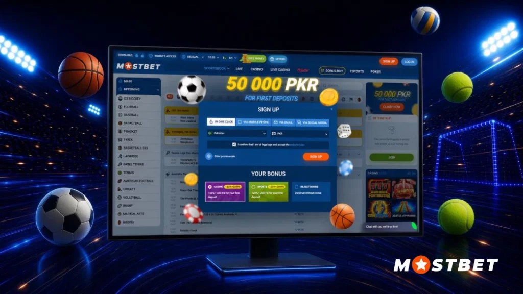Mostbet Registration in Pakistan - Mostbet Pakistan